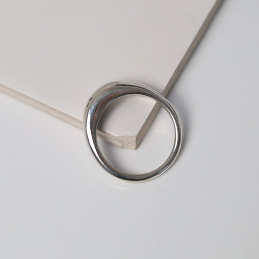 Sterling Silver Curve Ring